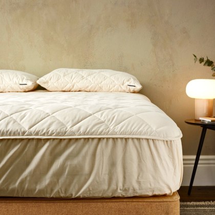 Deluxe Washable Wool Mattress Protector by The Woolroom Deluxe Washable Wool Mattress Protector by The Woolroom