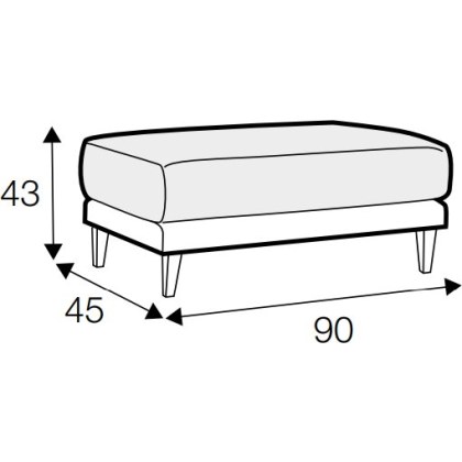 SITS Vera Footstool Large SITS Vera Footstool Large