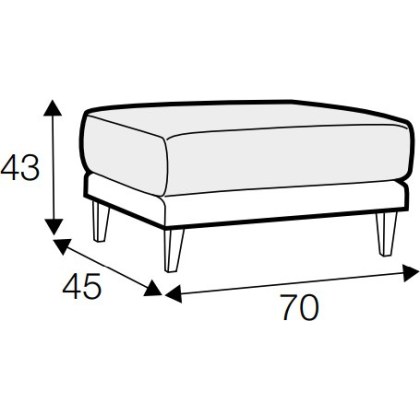 SITS Vera Footstool Small SITS Vera Footstool Small