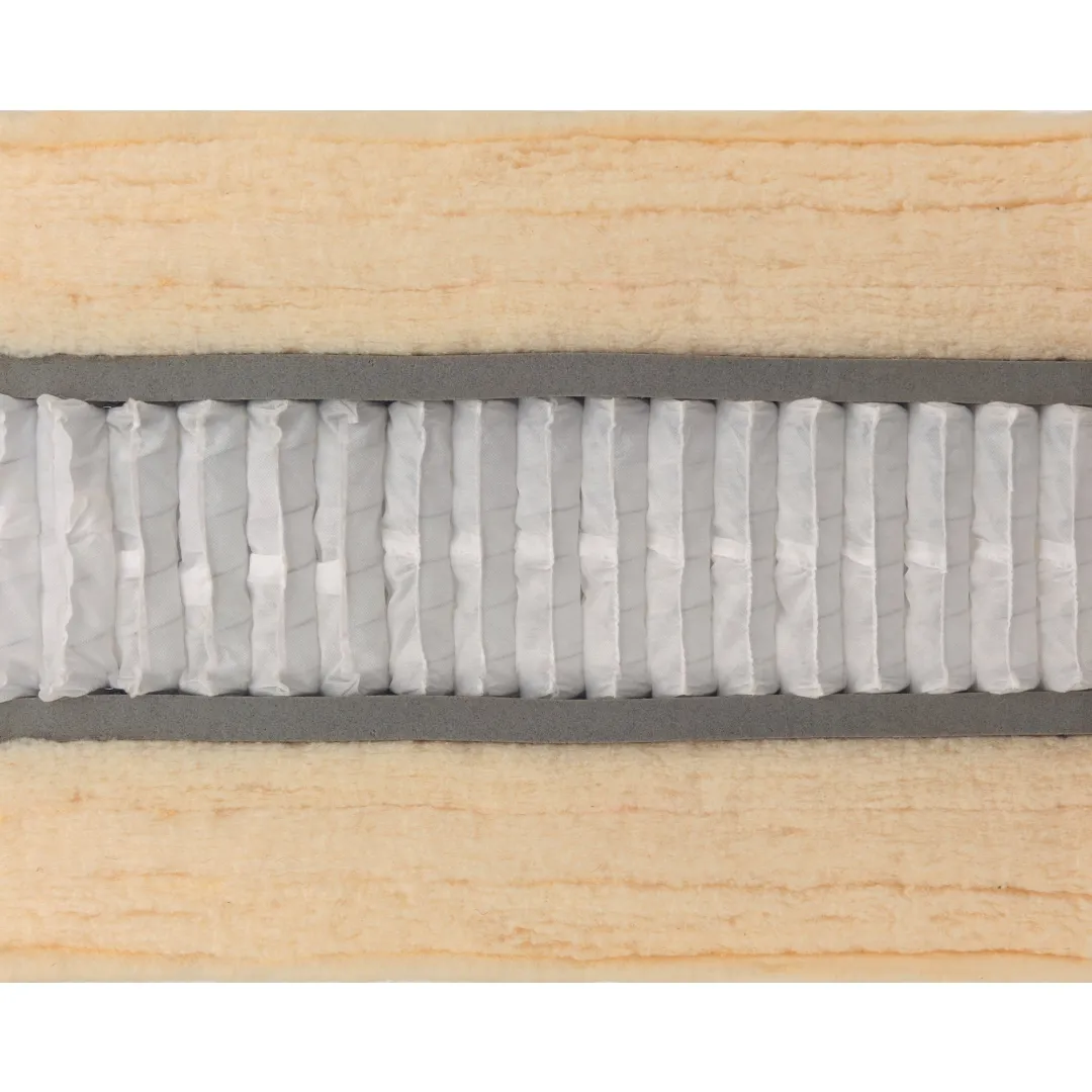 Hypnos Wool origins 10 Mattress Cut through