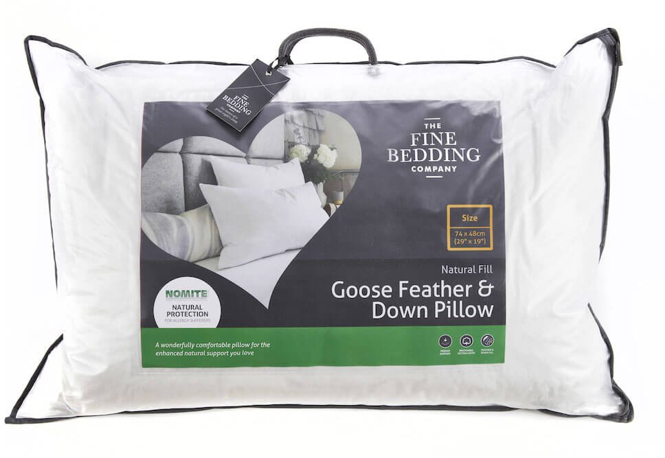 Goose Feather & Down Pillow by The Fine Bedding Company | snuginteriors