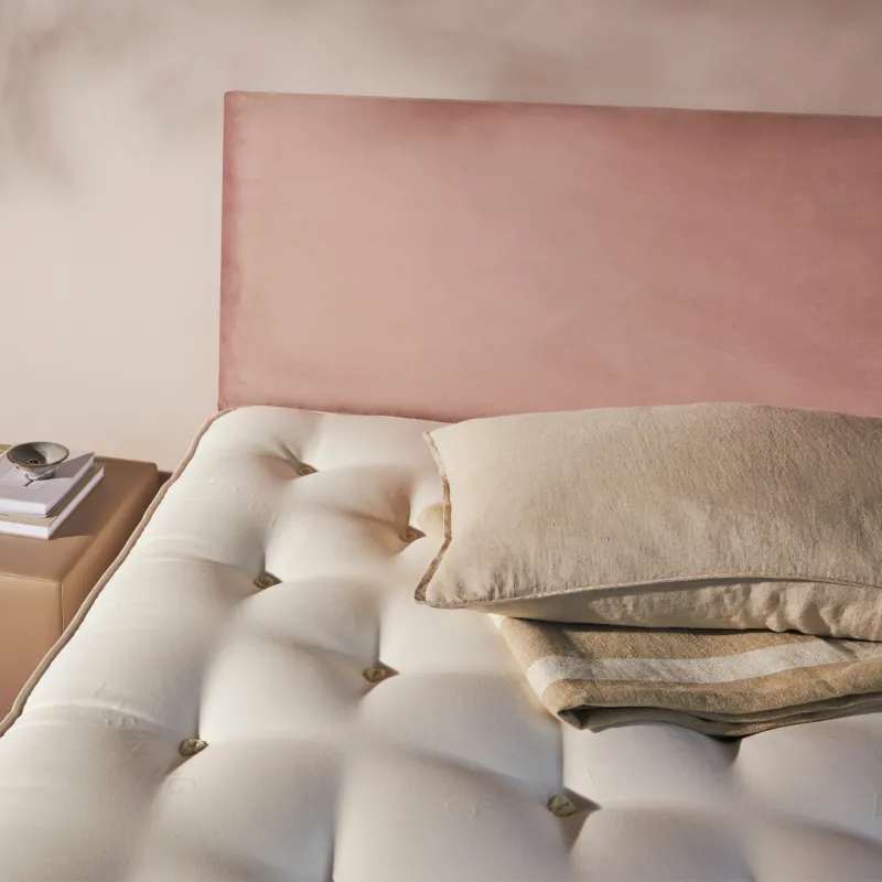 The Elite Mattress is an excellent introduction to Vispring luxury, combining natural fillings with expertly crafted support. We love its breathable comfort and responsive feel—ideal for those seeking traditional craftsmanship with a medium feel in comfort.