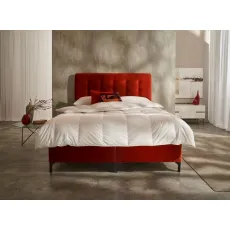 Vispring Hungarian Goose Down Duvet overlaying a Low Divan Bed