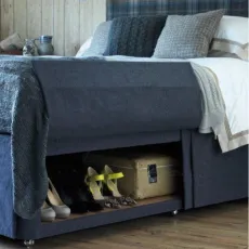 Hideaway Divan Base Open Skirt