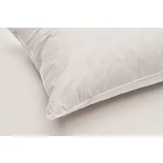 Vispring European Duck Feather and Down Pillow corner close up