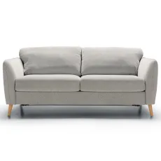 SITS LUCY 3seater sofa bed king 4 light grey front facing