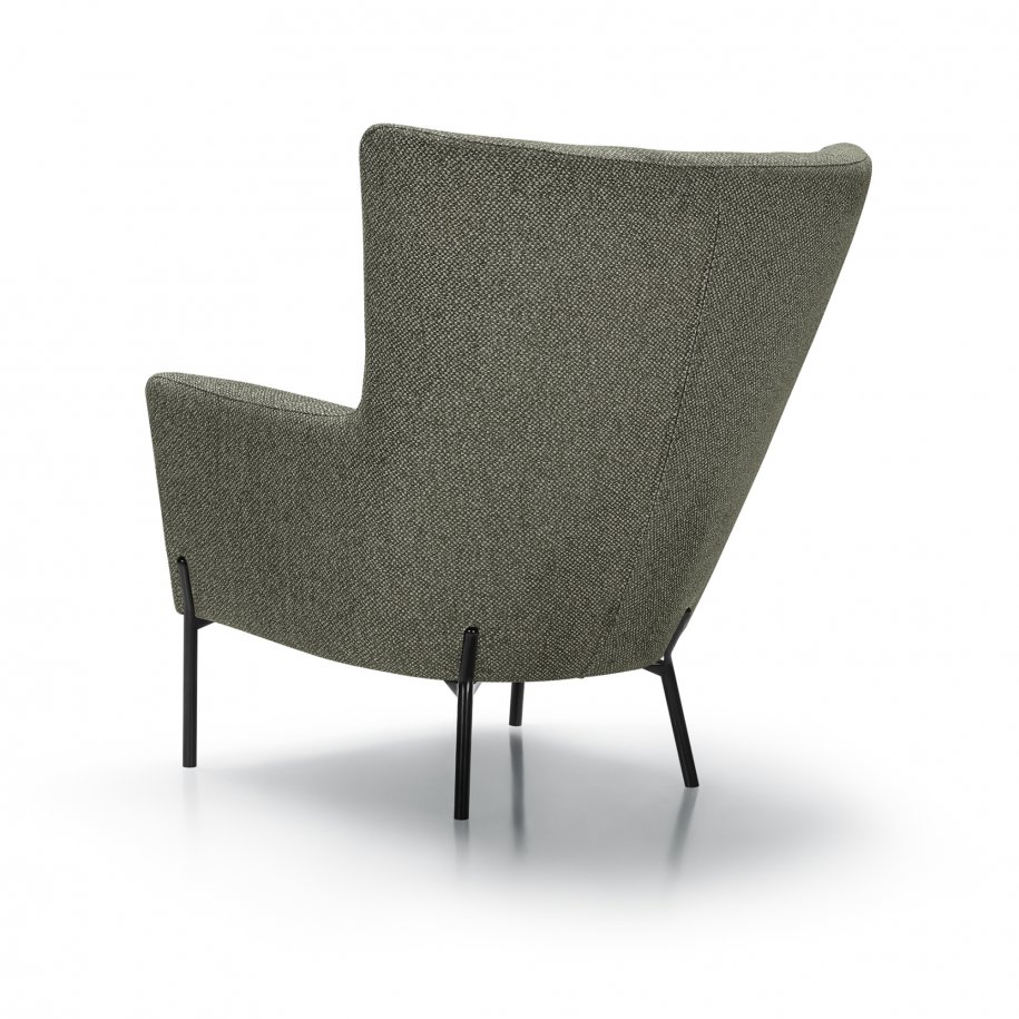 Sits Valentin Armchair Calypso Khaki Green back view