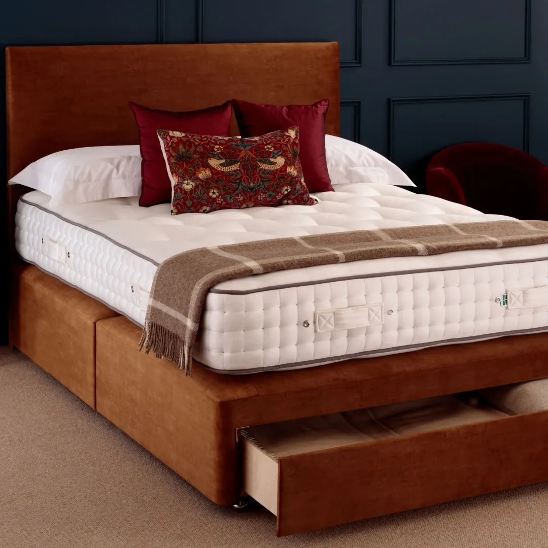 Enchanted House Deep Platform Top Divan Bed with Footend Drawer