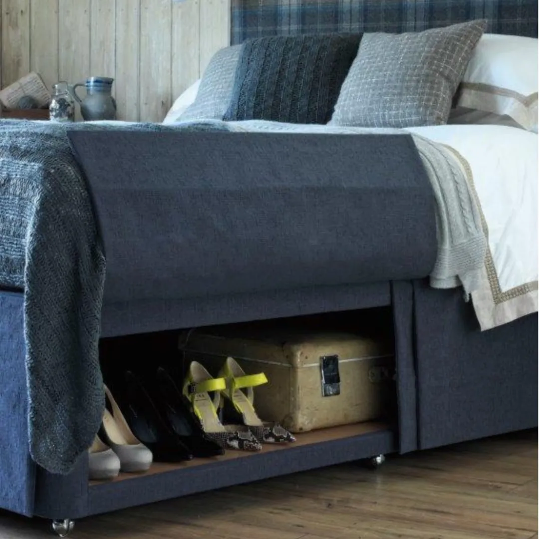 Hideaway Divan Base Open Skirt