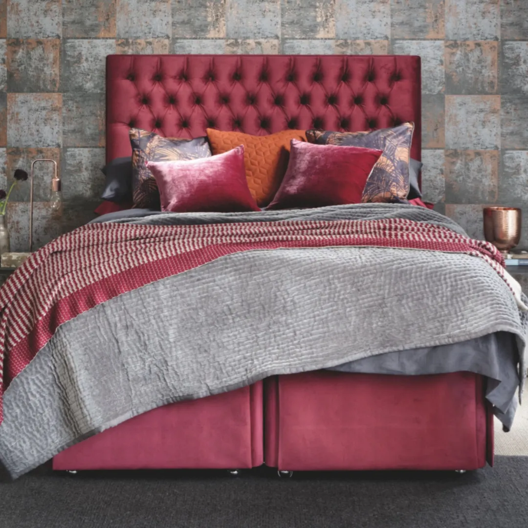 Hideaway Divan Base with Eleanor Headboard