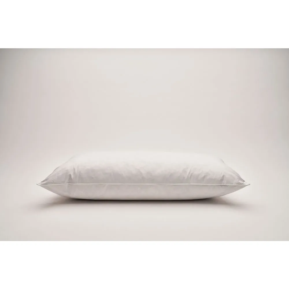 Vispring European Duck Feather and Down Pillow side profile