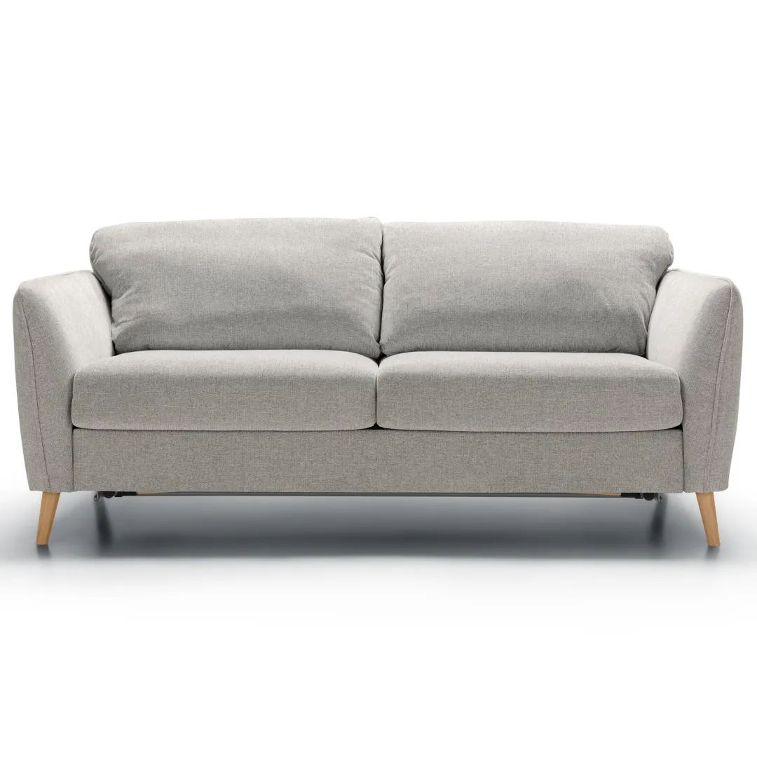 SITS LUCY 3seater sofa bed king 4 light grey front facing